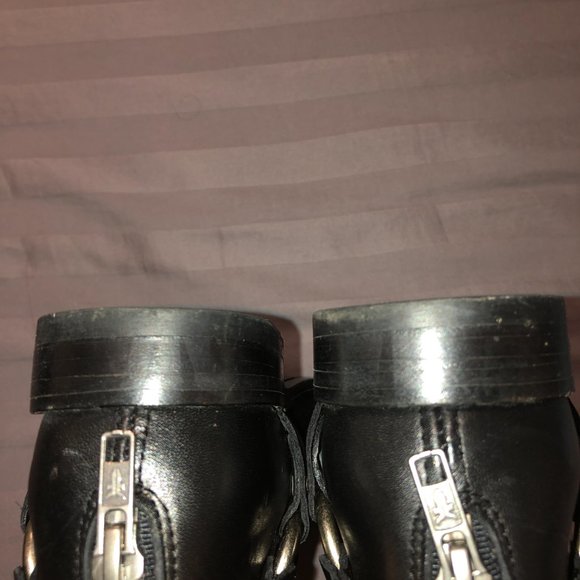 FRYE PHILLIP HARNESS Blk. Sz. 6 - Picture 2 of 16